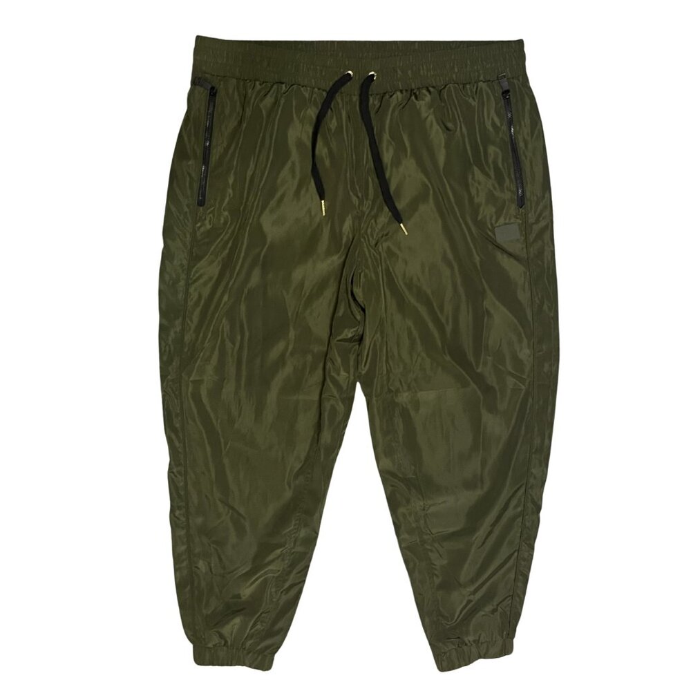 Love & Sports Women's XL Olive Green Joggers Water Resistant Athleisure Pants